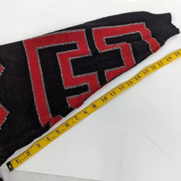 Retro Cacharel Knit Sweater, 90's Geometric Coogi Style Pattern Knit Sweater - Picture 7 of 11